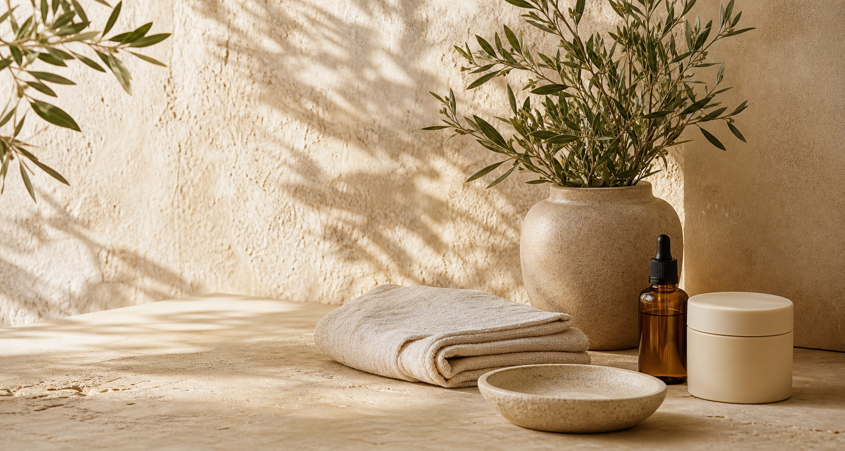 Balanced care for warm days, cool interiors and quiet rituals.